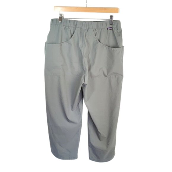 Patagonia W's High Spy Cropped Pants 50+ UPF in Light Gray l Size Large - Picture 1 of 8